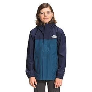 NEW The North Face Resolve Reflective Jacket Hood XS 6 Rain Wind Monterey Blue